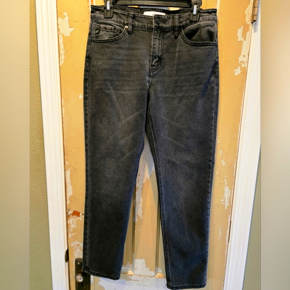 KanCan Mom Jean Mid Rise Black Size 5/26